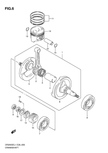 DR200 Вал коленчатый