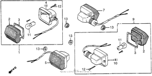 NB50 Задний фонарь