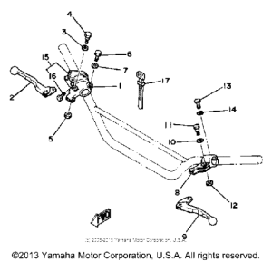 TT250H Handle switch - lever