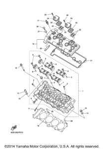 YZF-R1 Головка цилиндров