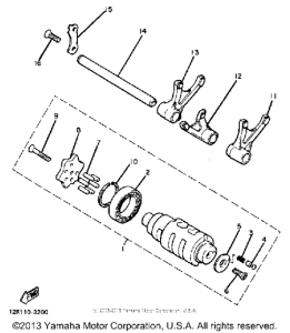 XS400K Копирный вал