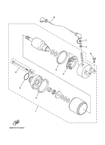 YP250 Стартер
