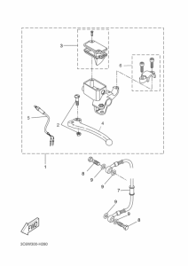 YQ50 Задний торм цилиндр