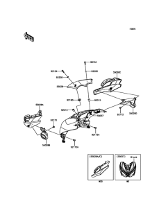ZR1000 Обтекатель (верхний)
