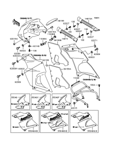 KLE250 カウリング