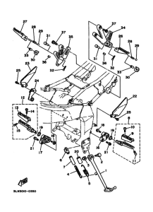  スタンド. フートレスト