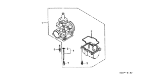 CR250R Карбюратор опционально kit