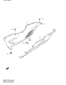 AN250 Side leg shield