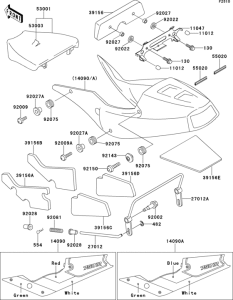 ZX750 Сиденье