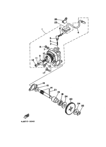 MR50 Масляная помпа в сборе