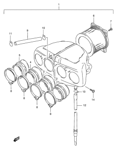 GSX750 Воздухоочиститель