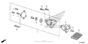 CRF50F Масляный насос