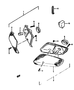 AH50 Front turn signal lamp