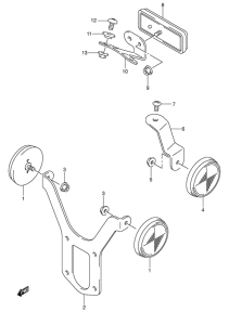 DR-Z400 Reflector reflex