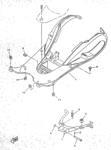YN50R Stand. footrest