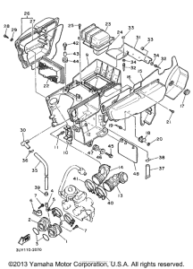 XT600EDC Впускная система