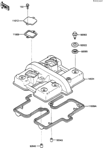 EX500 Крышка головки цилиндров