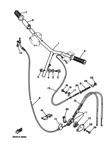 CG80Z ｽﾃｱﾘﾝｸﾞﾊﾝﾄﾞﾙ. ｹｰﾌﾞﾙ