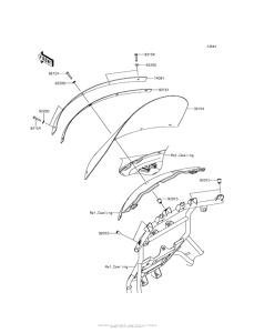 VN1700 Стекло ветровое