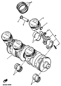 GTS1000A GTS1000AF Коленчатый вал и Поршень