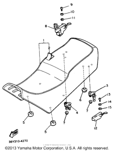 FJ1200S Сиденье