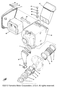SR500F Впускная система