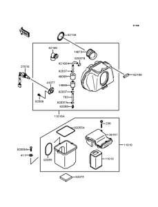 ZR750 Воздушный фильтр