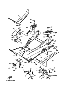 YP250C ｽﾀﾝﾄﾞ & ﾌｰﾄﾚｽﾄ