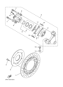 XV17PCSC Задний суппорт