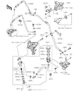 ZR1000 Задний торм цилиндр