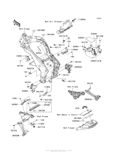 ZR1000 Рама ,крепежные детали