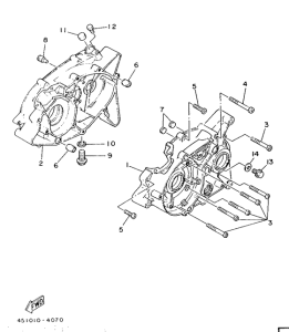 TY80 Картер двигателя