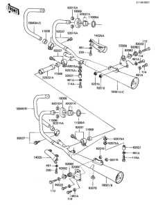 KZ1000 Глушитель