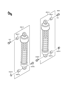 EN400 Подвеска  /  амортизатор