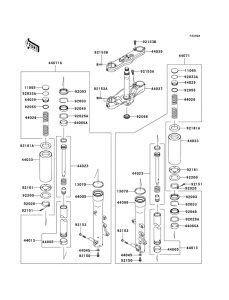 VN2000 Вилка передней оси