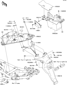 ER650 Заднее крыло