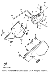 TT600N Боковые обтекатели