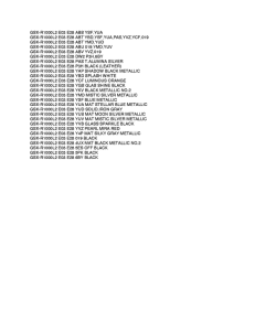 GSX-R1000 Color chart