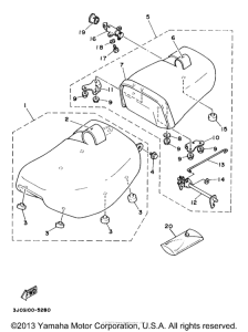 XV535KC Сиденье