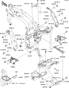 ZR750 Frame fittings(j2h)