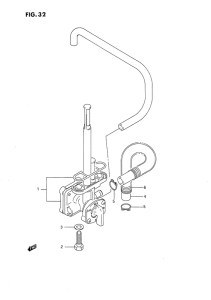 DR650 Топливный кран