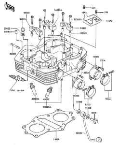 KZ440 Головка цилиндров