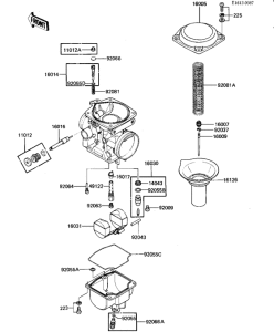 KZ1100 Детали карбюратора