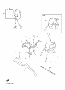 YZF-R6 Interruptor  manillar&palanc