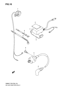 RM85 Cdi unit - ignition coil