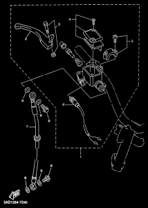 YN50 Bomba de freno delantero