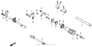 VT800 Вилка переключения передач