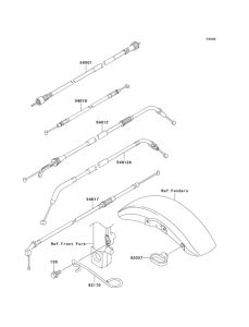 ZR1200 Тросы управления