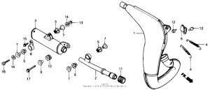CR500R Expansion chamber 84