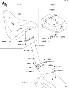 VN1700 Сиденье